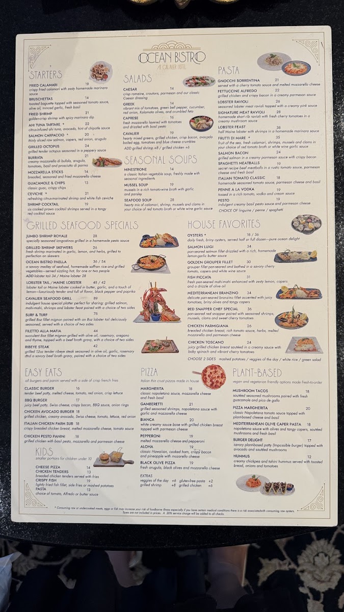 Ocean Bistro Menu - Image 3