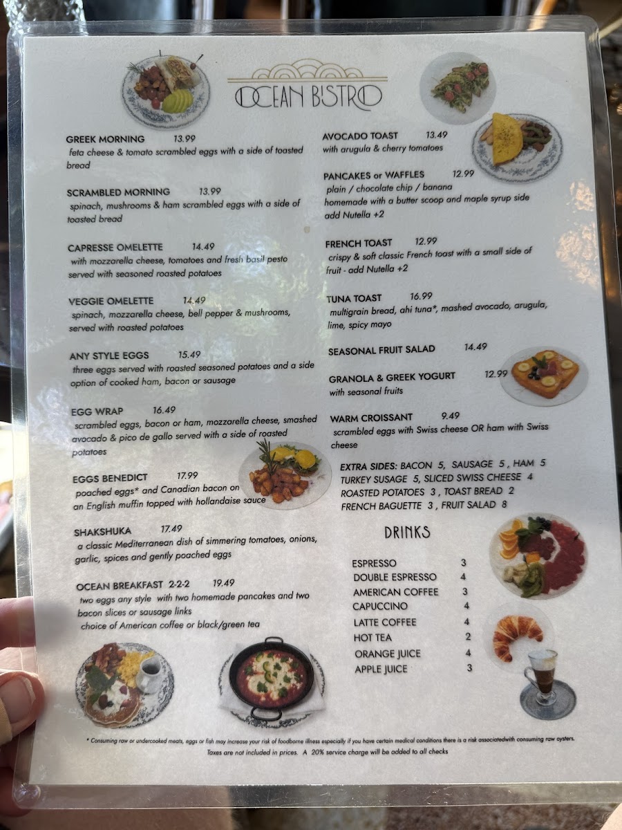 Ocean Bistro Menu - Image 4